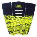 オーシャンアンドアース (OCEAN＆EARTH) ブレーズスリーピースデッキパッド BLAZED 3 PIECE LIME DECKPAD/ライムLIME 　フロント 剥がし方 オクトパス おしゃれ 貼り方 クリエーチャー FCS 激安