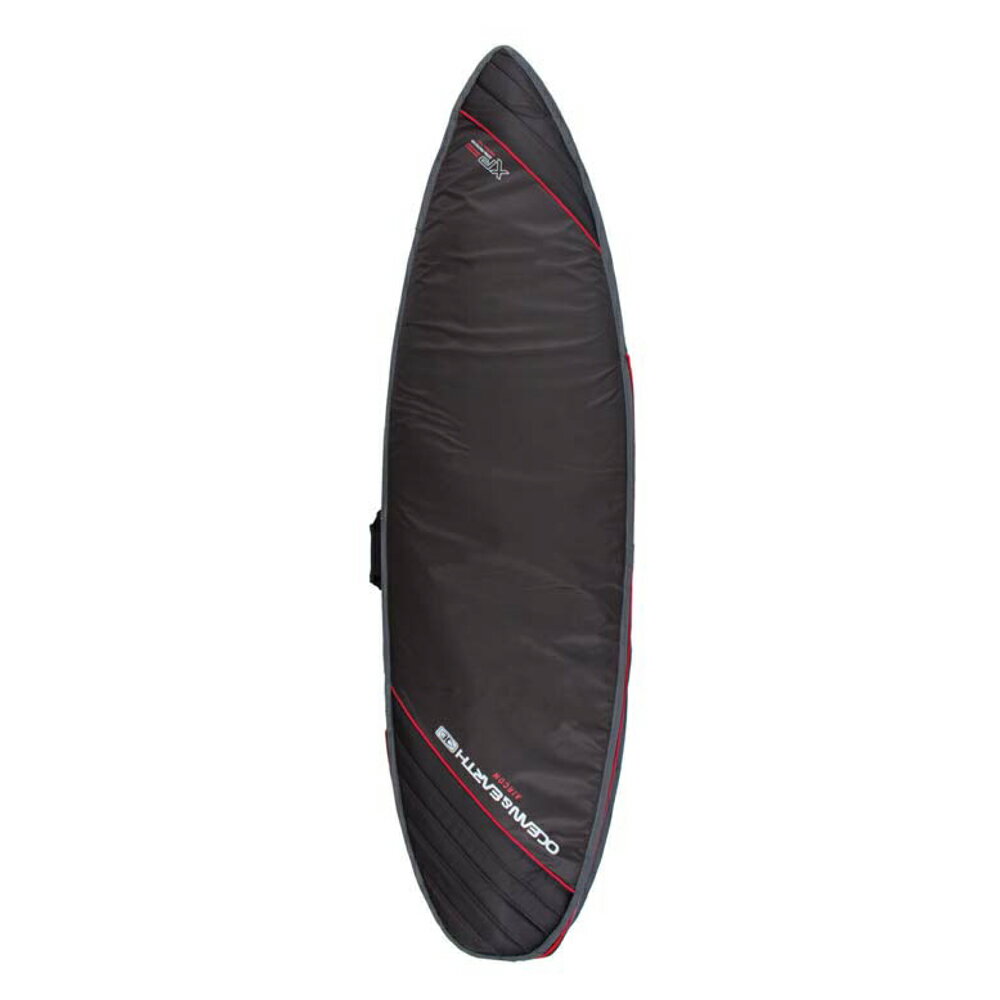 オーシャンアンドアース OCEAN&EARTH 5 8 173cm ハードケースエアコンショートボード1本用 HARD CASE O&E AIRCON SHORT 5 8 SHORTBOARD COVER/BLACKRED サーフボードおしゃれ ニット 車 バブル…