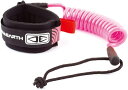 オーシャンアンドアース (OCEAN&EARTH) ボディーボードリストベーシックコイルリーシュ/ピンク BASIC WRIST COIL pink フロント ...