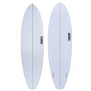 エッセンスサーフボード (ESSENCE FISH BOARD EPS 6'6 x 21 1/2 x 2 1/2 39.8L CLEAR) ストックボードエポキシEPS個人宅配達不可　　代用 中古 サイズ ラック リペア 代用 ダブル DIY シャワー クーラーボックス おすすめ サイズ ホームセンター