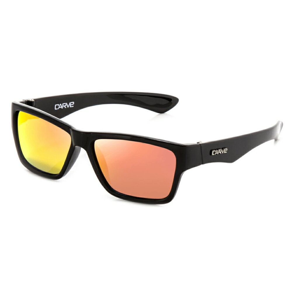 カーブ (CARVE) キッズスティンガー ブラック/ミラー CARVE 4021-STINGER KIDS BLACK/NON-POLARIZED IRIDIUM サーファー 便利/サングラス アイウェア SUNGLASS EYE WEARフィン FIN 便利 ローカル 初心者 事故タイムセ