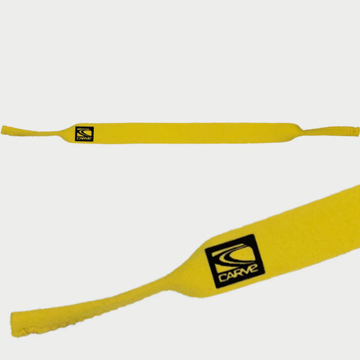 カーブ (CARVE) フローティングストラップサングラスめがね用フラットバンド 7004 NEO FLAT STRAP YELLOW　レイバン オークリー 度付 サングラス アイウェア 専門 レディース ブランド 偏光 アマゾン室内 パッド メルカリ amazon 自作 結び方 パッド