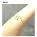 サーフジュエリー(SURF JEWELRY)ウェーブバングルブラス真鍮製Wave Bangle Brass サーフィンローカルウェアアパレルtシャツキャップロン...