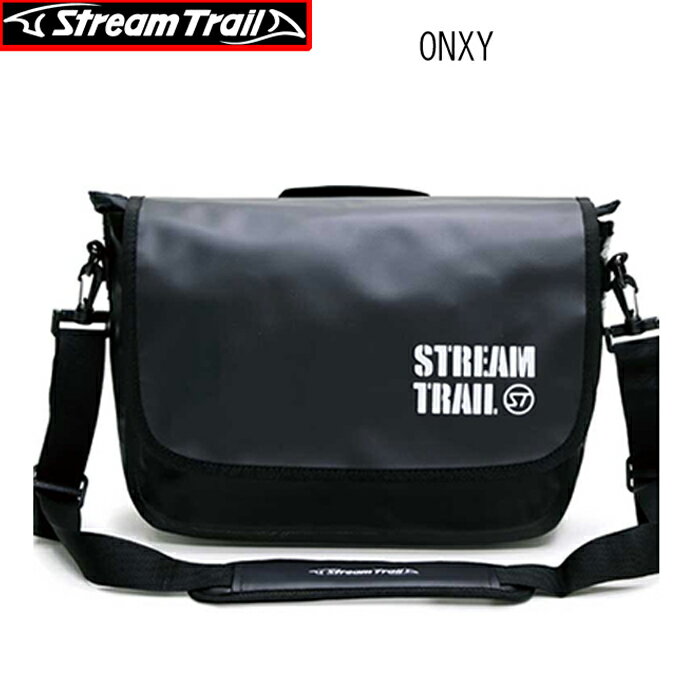 ストリームトレイル(StreamTrail)シェルショルダーバッグShell SHOULDERBAG/ONYX サーフィンのデッキパッドローカル初心者波情報ウェアアパレルはtシャツキャップバックパックスリュックサックリュックのアウトドアウェア アパレル 大判 サイズ 砂 サイズ作り方 大人 子供