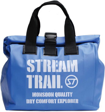 ストリームトレイル(StreamTrail)ロールダウントートバッグ生活簡易防水Roll Down Tote/AZURE(BLUE)　リュックサックリュックのアウトドアウェア アパレル 大判 サイズ 砂 サイズ作り方 大人 子供 メンズ レディース ベビー サウナ アマゾン お祝い おすすめ ディズニー メル