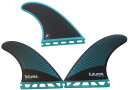 フューチャーズ フィンシステム (FUTURES FINS) アールフォーショートボードトライフィンヘキサライト 3本セット RTM HEX R4 TEAL/BLACK　01005131RHP6burgndybkサーフィン コツ ねじ 怪我 ケース 違い FCSロングボードファンボードシングルフィンボックス 選び方 種類 ね