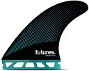フューチャーズ フィンシステム (FUTURES FINS) アールシックスショートボードトライフィンヘキサライト 3本セット RTM HEX R6 TEAL/...