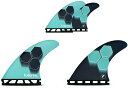 フューチャーズ フィンシステム (FUTURES FINS) アルメリックワンチャンネルアイランドショートボードヘクサライトトライフィン 3本セット RTM H...