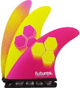フューチャーズ フィンシステム (FUTURES FINS) アルメリックスリーチャンネルアイランドショートボードヘクサライトトライフィン 3本セット RTM ...