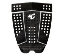 デッキパッド サーフィン FCS エフシーエス PAD Toledo Tread-Lite Charcoal/Red フィレペトレド