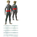 ビーウェット(BE WET) ACROSS 2*2mm オーダーロングスリーブタッパーウェットスーツ長袖ジャケットシャツ FULLSUITS WETSUITS ...