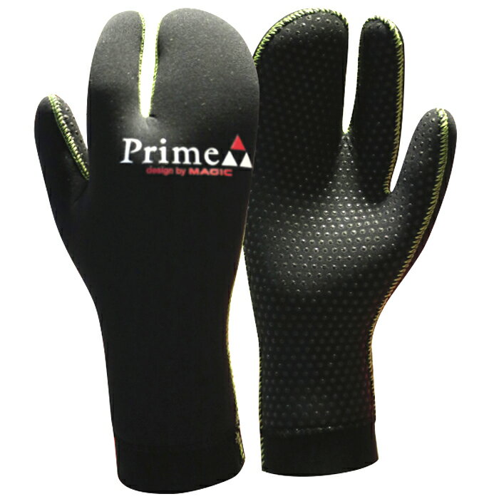 マジック (MAGIC) プライムサーフグローブミトン表ジャージ 4mm 3本指 PRIME GLOVE Mitten WJ WINTER【寒冷地仕様!!完全防備】ウェットスーツはbewet社セミドライビーウェット社製品 おすすめ ワークマン 日焼け 防寒 保温 ブーツ 防水 レディース 夏用 UVカット