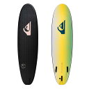 クイックシルバーソフトボード (QS BREAK BLACK 7'0 SOFTBOARD) ストックボードエポキシ個人宅配達不可 代用 中古 サイズ ラック ...