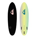 クイックシルバーソフトボード (QS DISCUS BLACK 6'6 SOFTBOARD) ストックボードエポキシ個人宅配達不可 代用 中古 サイズ ラック...