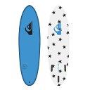 クイックシルバーソフトボード (QS DISCUS BLUE 6'6 SOFTBOARD) ストックボードエポキシ個人宅配達不可 代用 中古 サイズ ラック ...