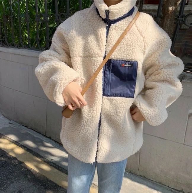 ボアブルゾン ボアジャケット ボアコート レディース ジャケット アウター ボア ブルゾン もこもこ ふわふわ おしゃれ ホワイト 白 ジャケット 防寒コート 冬 フリース 胸ポケット あったか ショート丈