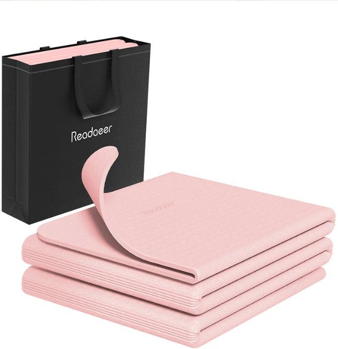 ヨガマット 折りたたみ 滑り止め ヨガマット ケース 折り畳み たためる ストレッチ バランス トレーニ..