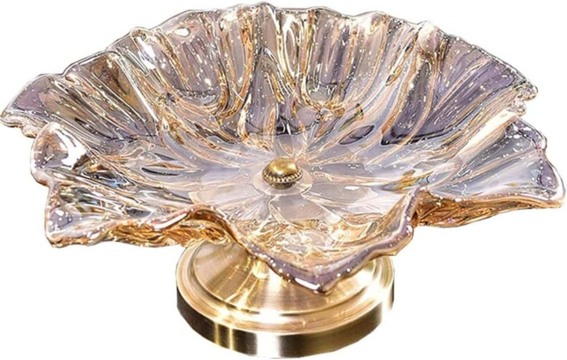 フルーツバスケット クリスタルガラスフルーツ かご 菓子皿 スナック 皿 果物収納 分解可能 卓上用品 キッチン用品 家庭用フルーツバスケ