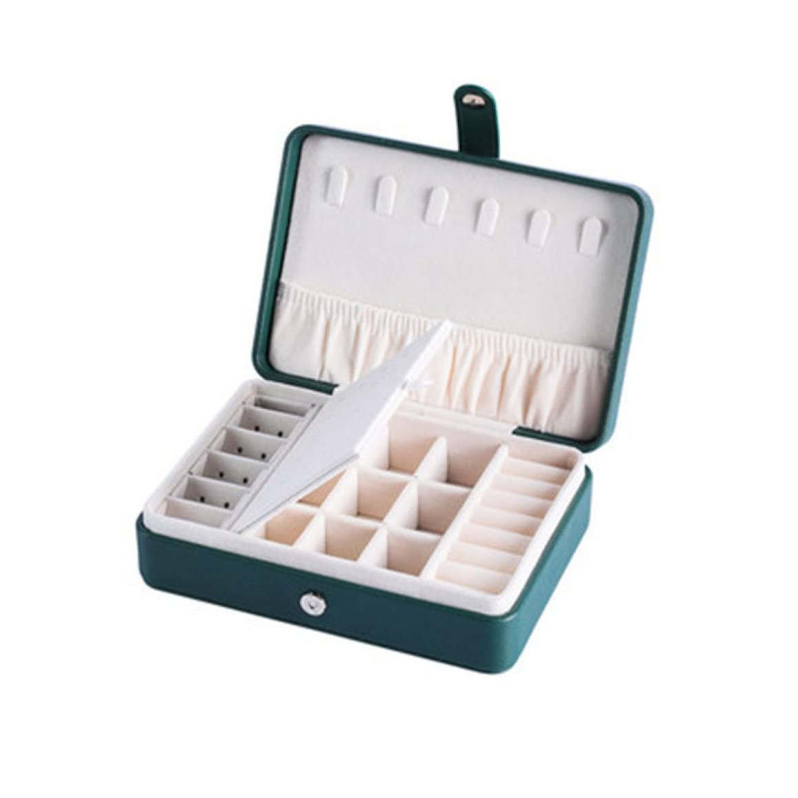 アクセサリーケース ジュエリーケース カラー 小物収納 携帯用 持運び ジュエリーボックス 宝石箱 大容..