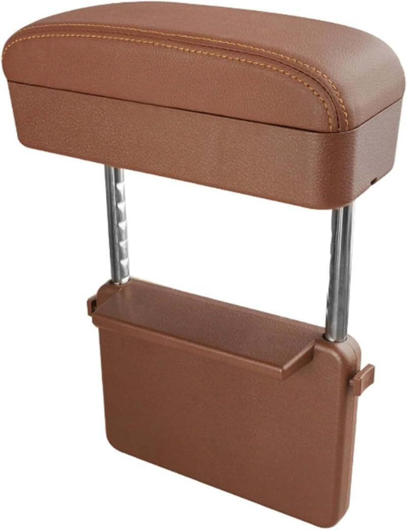 車用アームレスト収納ボックス 大容量 コンソールボックス 高さ調節可能 アームレストサポート 隙間ア..