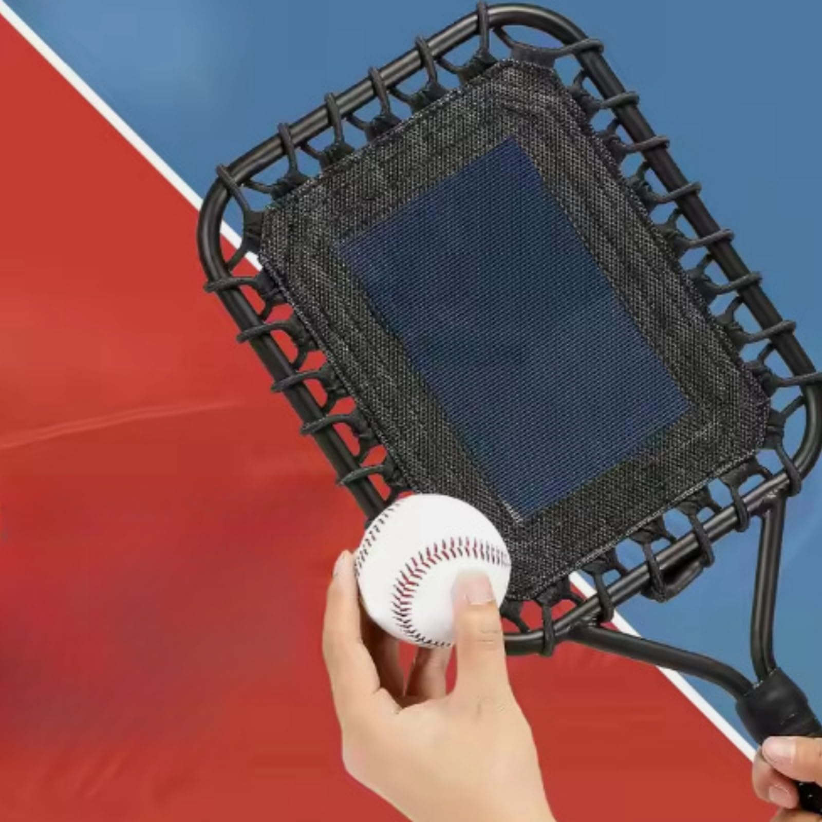 野球ラケット ノックラケット 野球練習用ラケット フライボール用野球ラケット ラケットバット 野球 打撃補助 コーチヘルパー トレーニング用品 軽量 スキル向上 チーム訓練に最適 3