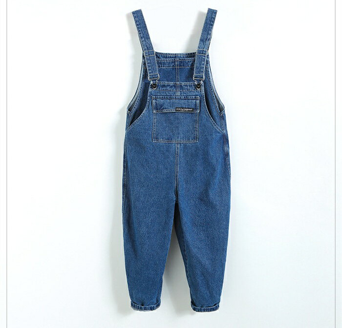 ポイント10倍！新品発売！韓国子供服 ストラップ 女の子 キッズ こども 可愛い 子供服 女の子 ジーンズ 子供服 女の子 デニム サロペット キッズ ジーンズ ガールストラップ ゆったり デニム サロペット キッズ ジーンズ ゆったり オーバーオール ワイド ブルー 120-170cm
