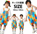 ポイント10倍!新品発売!子ども用 サロペット 女の子 男の子 サスペンダー 夏服 応援服 オーバーオール チアガール オールインワン 卒業式 キッズ合唱団 運動会 保育園 幼稚園 虹色 カラフル 100-180cm