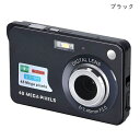 デジカメ 人気 デジタルカメラ コンパクトカメラ 4800万画素数 ビデオ カメラ 充電式 2.7インチ 8倍デジタルズーム 初心者向け ポケットカメラ(2)