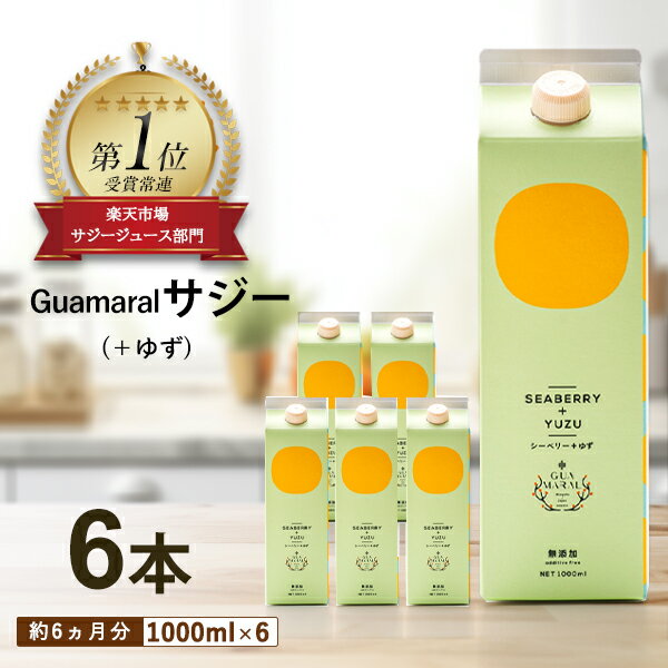 サジージュース ＋ゆず 1000ml 【まとめ買6本セット】 ゆず味 柚子 シーベリー saji 紙パック 鉄分 鉄分ドリンク 健康ドリンク 栄養ドリンク 美容ドリンク 無添加 健康飲料 鉄分不足 元気 健康 美容 鉄分補給 さじー saji ビタミンC 美容