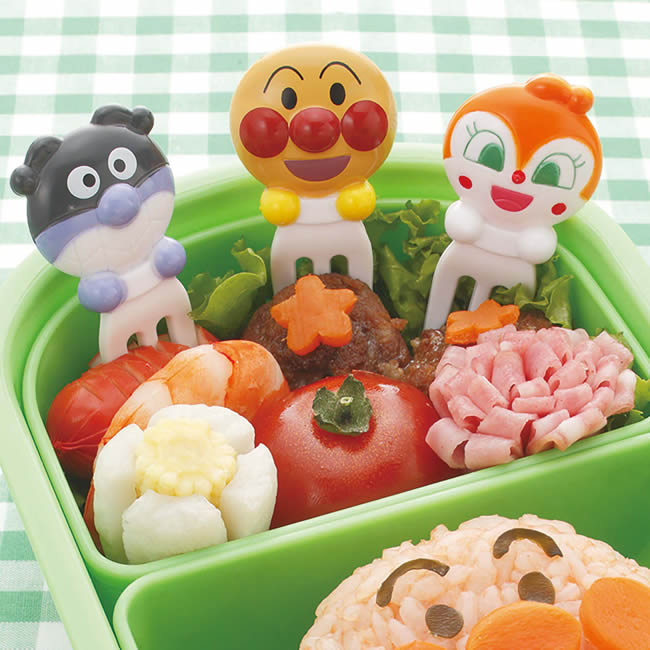 ピック「アンパンマン ニコニコフォークピック」お弁当 キャラクター お弁当グッズ キャラ弁 かわいい ばいきんまん ドキンちゃん 【メール便可】[M便 1/4] [12387] P15