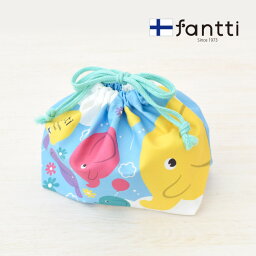 fantti ファンティ ランチ巾着 バルーン 巾着 巾着袋 ポーチ きんちゃく お弁当 小 大人 男の子 女の子 お弁当袋 かわいい おしゃれ こども 子供 小学生 ランチ お弁当袋 幼稚園 保育園 日本 うがい ゾウ フィンランド [M便 1/4] [19335]