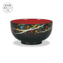 【在庫限り】レンジ 5.0寸 ほてい 丼 溜塗 はるか どんぶり ボウル お椀 食洗機対応 レンジ対応 おしゃれ 食洗機 収納 日本製 おわん 漆器 和風 桜 ...