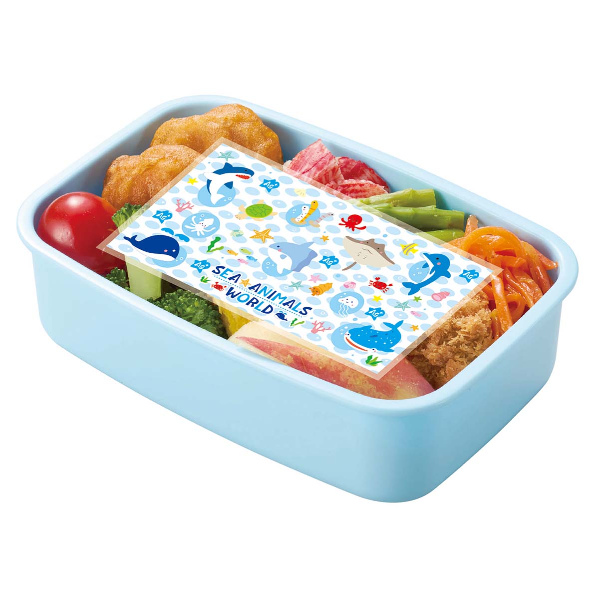Rakuten - 抗菌シート シーアニマルワールド (大判) 30枚入 お弁当 弁当 抗菌 キャラクター 食中毒 予防 対策 遠足 銀イオン Ag+ 安心 トルネ 日本製 子ども キッズ 大人 女子 男子 かわいい [M便 1/10] [11010]