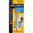 ○ゼリー状のアロンアルファに、速乾性を高めるスーパー液の付属したセットです。 ■4g入り。※2液混合タイプではありません。 ■掲載中の商品は店頭在庫を含んでおりますので、売り切れの場合もございます。売り切れの場合はお取り寄せとなりますが、メーカー欠品・廃盤により、お取り寄せできない場合もございますので、予めご了承下さい。　