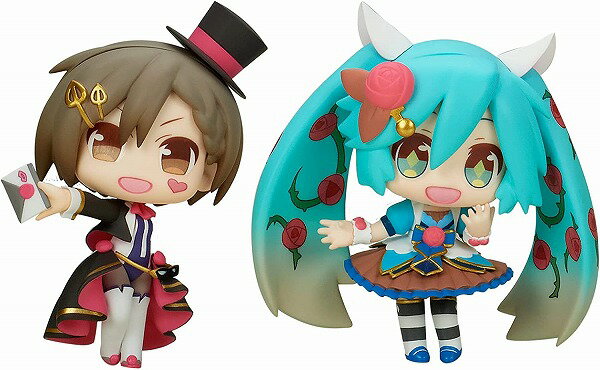 『初音ミク』ピアプロキャラクターズトレーディングミニフィギュアシリーズ　MEIKO、初音ミク　塗装済み完成品〔絵梦トイズ〕（220618予約開始）