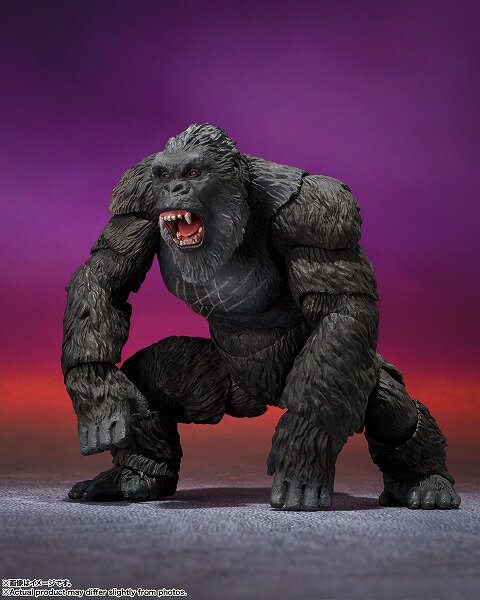 S.H.MonsterArts KONG FROM GODZILLA x KONG: THE NEW EMPIRE (2024)　塗装済み完成品〔BANDAI SPIRITS〕（240112予約開始）