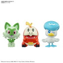 ポケモンプラモコレクション クイック!! 18+19+20 ニャオハ&クワッス&ホゲータセット プラモデル〔BANDAI SPIRITS〕(240604予約開始)