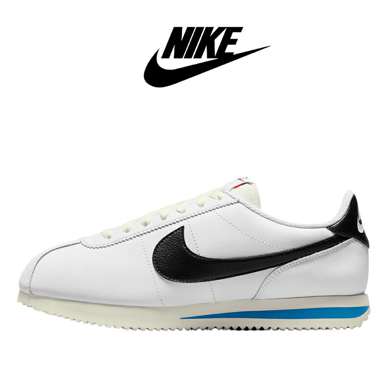 送料無料 NIKE WMNS CORTEZ DN1791-100 ナイキ 韓国正規品 コルテス シューズ スニーカー 靴 定番 ホワイト 白 ブラック 黒 レディース 女子 女性 学生 おしゃれ 可愛い