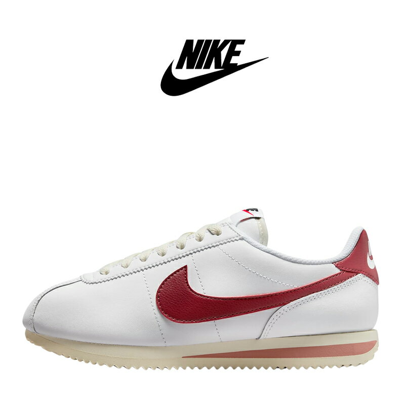 送料無料 NIKE W CORTEZ DN1791-103 ナイキ コルテス 韓国正規品 トレーニン スニーカー シューズ 靴 履きやすい おしゃれ レディース 学生 通勤 通学 ホワイト 赤 レッド コーデ 2023 新作