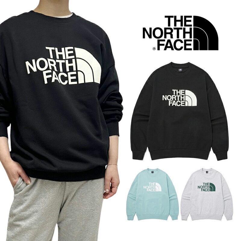 ＼おまけ付き／送料無料 THE NORTH FACE COTTON LOGO RELAXED SWEATSHIRTS ザノースフェイス 韓国正規品 トレーナー スウェット 春 秋 メンズ レディース 大きいサイズ ユニセックス 男子 女子 男性 女性 学生 オシャレ 大人 シンプル 無地