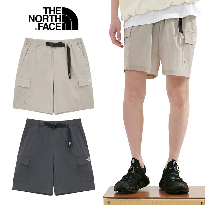 送料無料 THE NORTH FACE ICE GEAR LOFT SHORTS ザノースフェイス 韓国正規品 ショートパンツ カーゴパンツ 短め ひざ上丈 ジョガーパンツ トレーニング 旅行 ズボン パンツ ベルト ポケット ナイロン 春 夏 軽い 軽量 大人 メンズ おしゃれ 2024