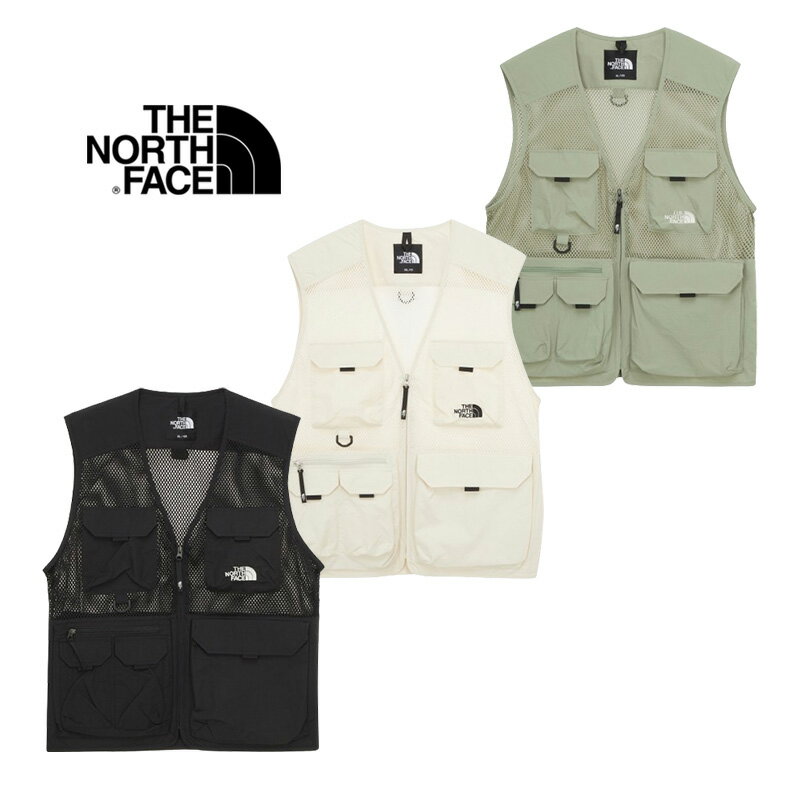 送料無料 THE NORTH FACE M'S EXPLORING MESH VEST ザノースフェイス 韓国正規品 メッシュ ベスト 釣り 軽い キャンプ メンズ 大人 カジュアル おしゃれ 大きいサイズ XXL XXXL 2024 コーデ 新作