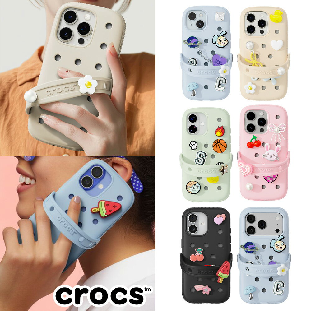 送料無料 韓国正規品 CROCS X SLBS CROCS CASE FOR IPHONE アイフォンケース 人気 背面カバー背面ケース スマホアクセサリー 韓国ファッション 韓国ブランド 関税込 韓国発送 海外通販