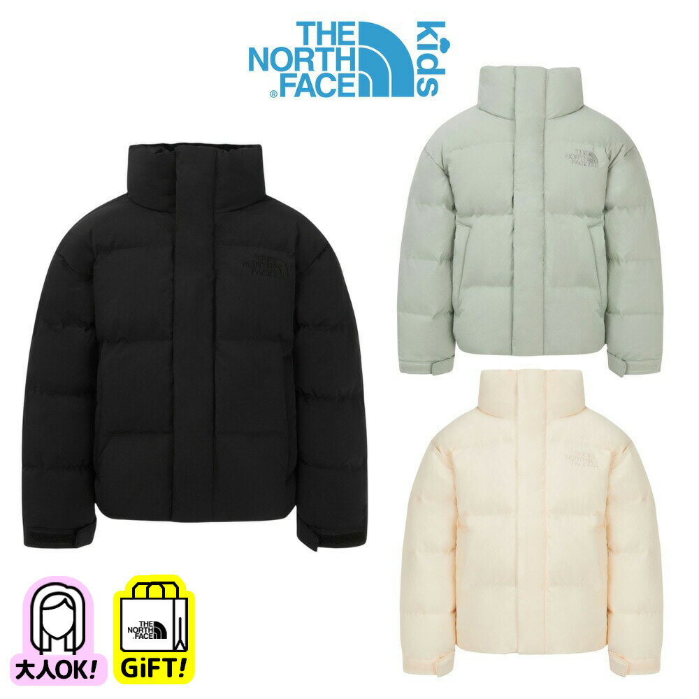 ★送料無料★ ノースフェイス ジャケット THE NORTH FACE KIDS RIVERTON EX JACKET 大人OK キッズ 子供 ダウン 中綿 アウター 防寒 寒さ対策 軽い 冬 おしゃれ シンプル カジュアル 可愛い コーデ NJ3NR59 【韓国正規品/関税込/エコバッグ ギフト】