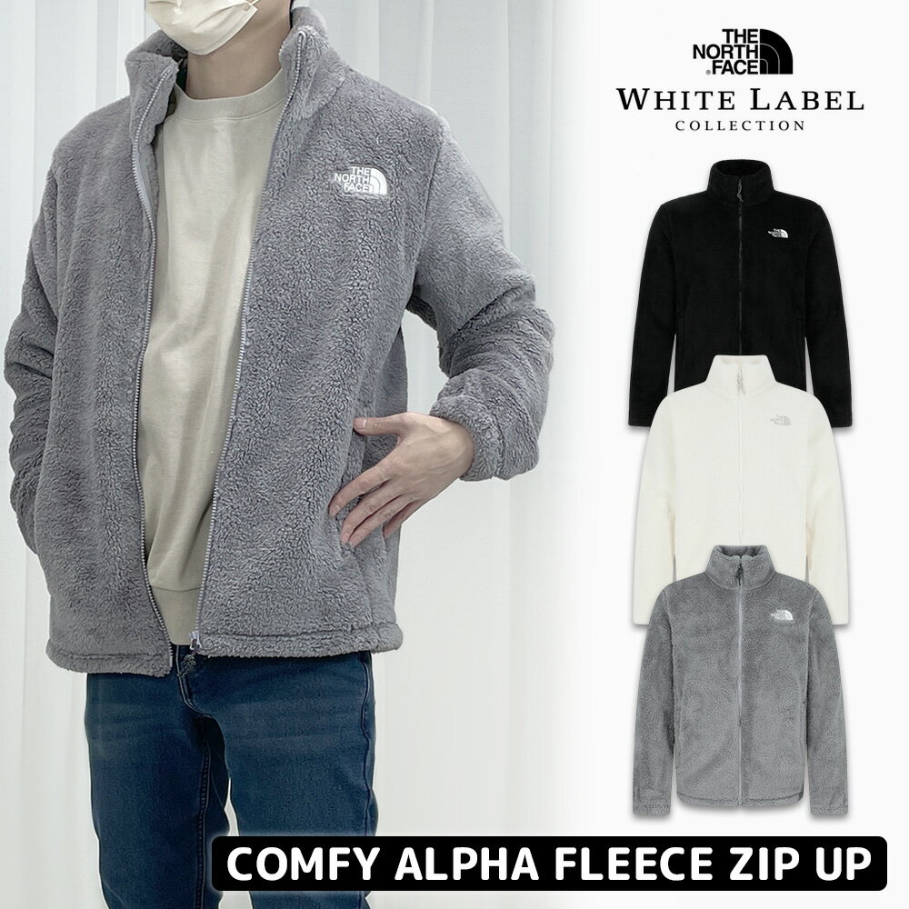 �������������Ρ����ե����� �ե꡼�� THE NORTH FACE COMFY ALPHA FLEECE ZIP UP �ۥ磻�ȥ졼�٥� �ڹ���� ���㥱�å� ...