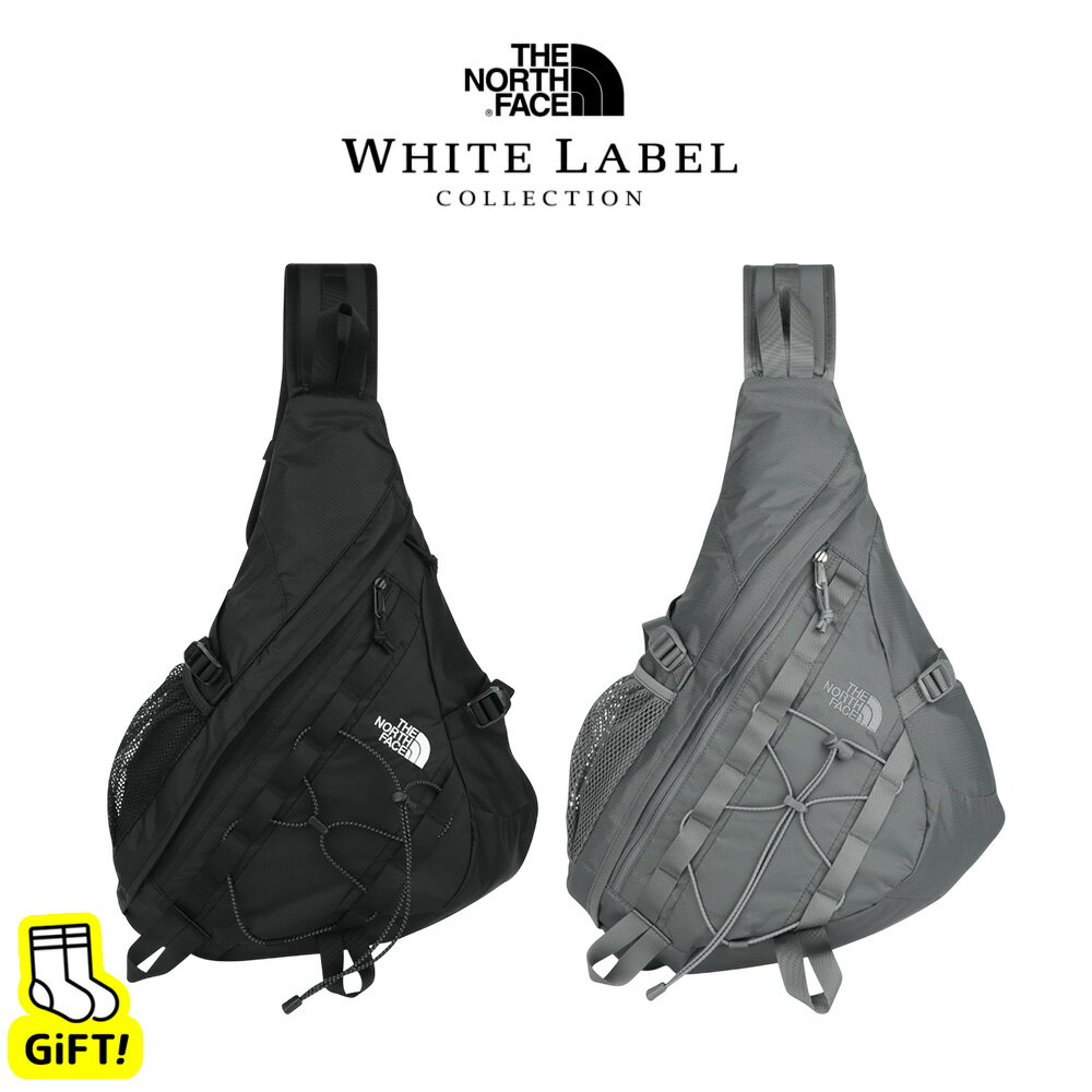 ☆先着500円OFF☆ 送料無料 ノースフェイス スリングバッグ THE NORTH FACE ELECTRON SLING BAG WHITE LABEL ホワイトレーベル 韓国ノースフェイス ボディバッグ ウエストポーチ 斜め掛け アウトドア 男女兼用 NN2PS03 【韓国正規品/関税込/靴下 ギフト】