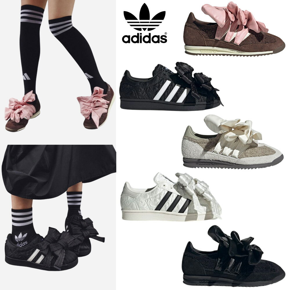 ☆送料無料☆ アディダス スニーカー JQ4290 JQ4291 JQ4292 JQ4305 JQ4303 Adidas x Caroline Hu SL 72 OG / Superstar アディダス x キャロライン・フー スーパースター 韓国アディダス シューズ りぼん 【韓国正規品/関税込/靴下 ギフト】