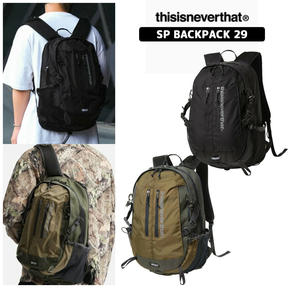 [送料無料] ディスイズネバーザット リュック TNCO0WBABP02 SP Backpack 29 韓国ディスイズネバーザット バックパック バッグ 通勤 通学 メンズ レディース 男女兼用 【韓国正規品/関税込】