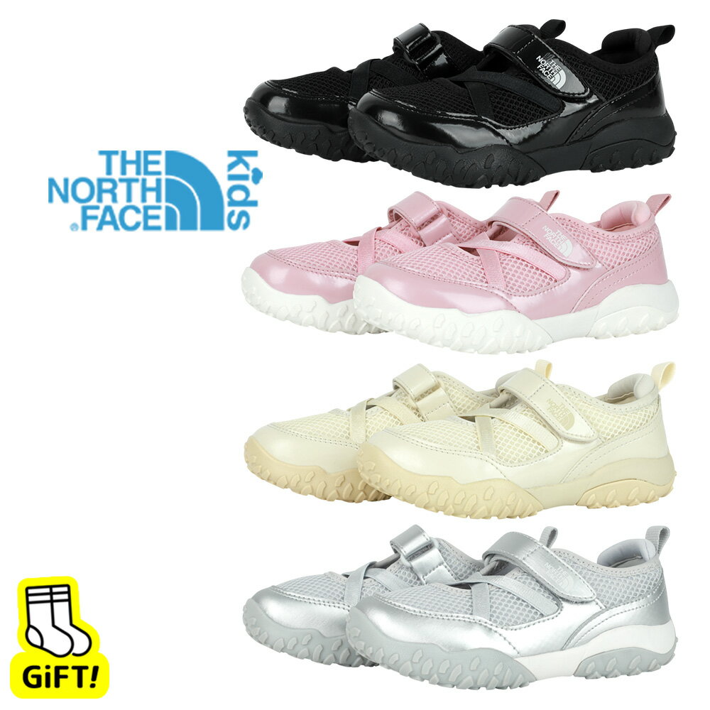 ☆送料無料☆ ノースフェイス キッズ メリージェーン THE NORTH FACE K'S MARRY JANE 韓国ノースフェイス 子供靴 シューズ スニーカー 女の子 ガールズ 親子コーデ リンクコーデ ストラップ メッシュ 軽量 NS94S86S NS94S86R 【韓国正規品/関税込/靴下 ギフト】
