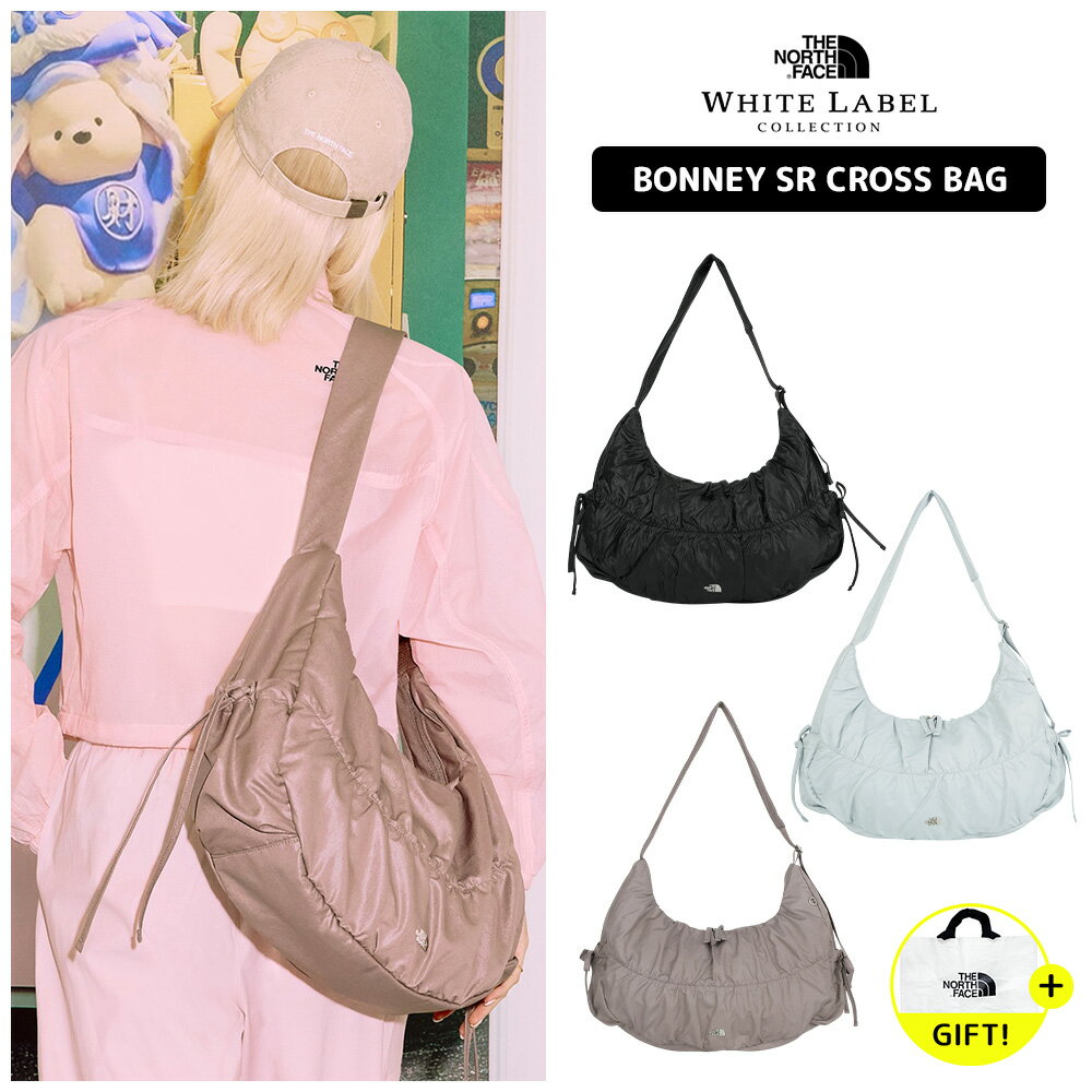 ★最大2000円OFF★ 送料無料 ノースフェイス クロスバッグ THE NORTH FACE BONNEY SR CROSS BAG WHITE LABEL ホワイトレーベル 韓国ノースフェイス ホーボーバッグ ショルダーバッグ 斜め掛け レディース 【韓国正規品/関税込/エコバッグ ギフト】